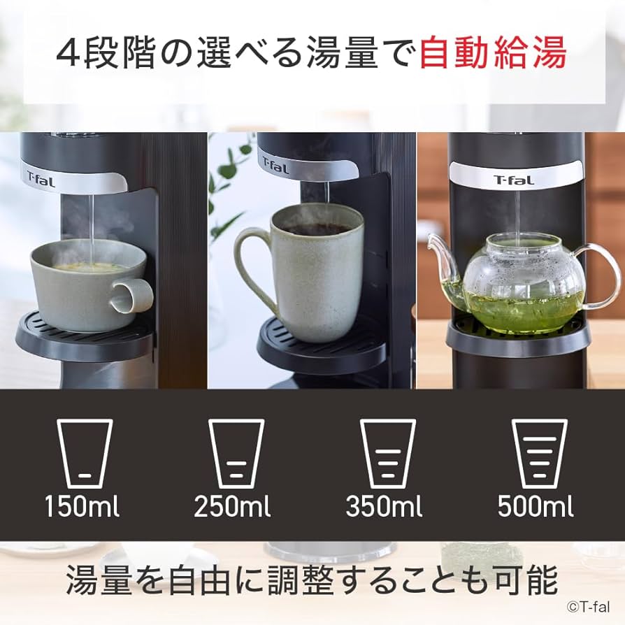 Amazon | ティファール 瞬間湯沸かしケトル ボタン1つで必要な量